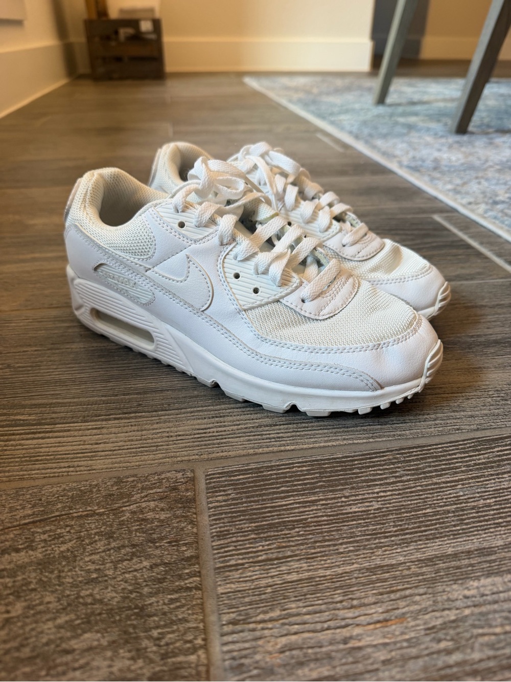 Nike Kids' White Low-Top Sneakers